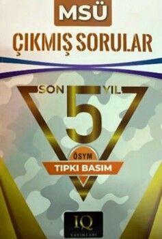  IQ Yayınları MSÜ Son 5 Yıl Çıkmış Sorular
