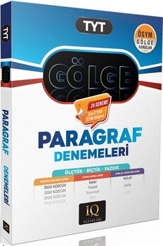 IQ Yayınları TYT Gölge Paragraf Denemeleri