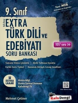 Kafa Dengi Yayınları 9. Sınıf Türk Dili ve Edebiyatı Extra Soru Bankası