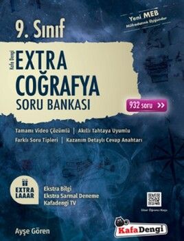 Kafa Dengi Yayınları 9. Sınıf Coğrafya Extra Soru Bankası