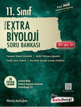 Kafa Dengi Yayınları 11. Sınıf Biyoloji Extra Soru Bankası