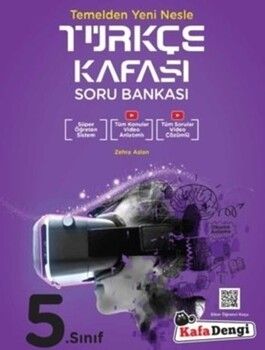 Kafa Dengi Yayınları 5. Sınıf Türkçe Kafası Tümü Video Çözümlü Soru Bankası