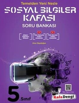 Kafa Dengi Yayınları 5. Sınıf Sosyal Bilgiler Kafası Tümü Video Çözümlü Soru Bankası