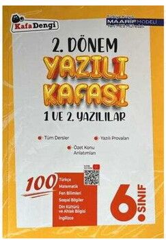Kafa Dengi Yayınları 6. Sınıf 2. Dönem Yazılı Kafası