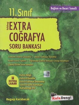 Kafa Dengi Yayınları 11. Sınıf Coğrafya Extra Soru Bankası