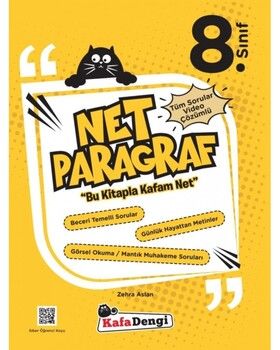 Kafa Dengi Yayınları 8. Sınıf LGS Net Paragraf Soru Bankası