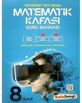 Kafa Dengi Yayınları 8. Sınıf LGS Matematik Kafası Tümü Video Çözümlü Soru Bankası
