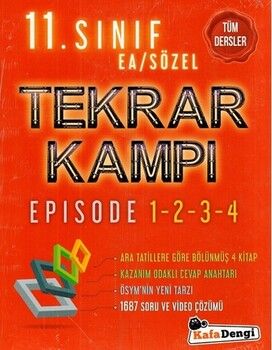 Kafa Dengi Yayınları 11. Sınıf Eşit Ağırlık Sözel Tüm Dersler Tekrar Kampı
