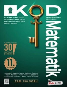 Kafa Dengi Yayınları 11. Sınıf Kod Matematik Kazanım Odaklı Denemeleri