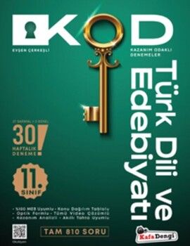Kafa Dengi Yayınları 11. Sınıf Kod Türk Dili ve Edebiyatı Kazanım Odaklı Denemeleri