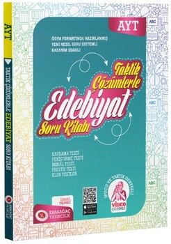 Karaağaç Yayınları AYT Edebiyat Taktik Çözümlerle Soru Kitabı