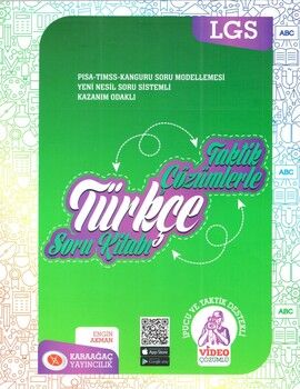 Karaağaç Yayınları LGS Türkçe Taktik Çözümlerle Soru Kitabı