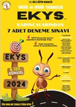 Karınca Yayınları 2024 MEB EKYS Müdür ve Yardımcılığı 7 Deneme