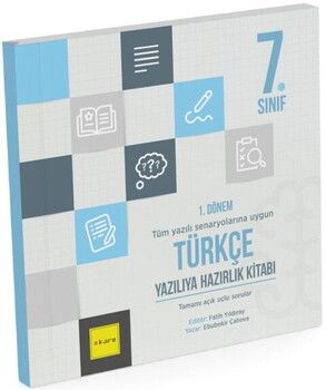 Kare Yayınları 7. Sınıf 1. Dönem Türkçe Yazılıya Hazırlık Kitabı
