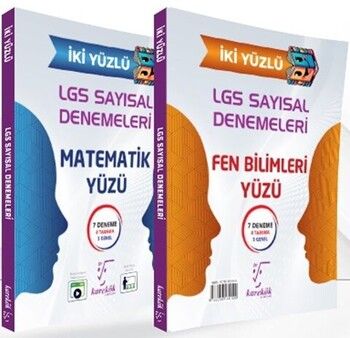 Karekök Yayınları 8. Sınıf LGS İki Yüzlü Sayısal Denemeleri