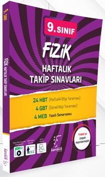 Karekök Yayınları 9. Sınıf Fizik Haftalık Takip Sınavları