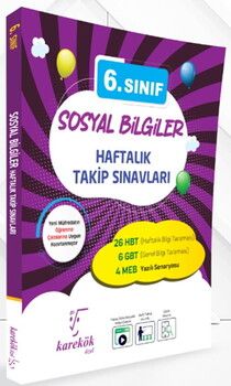 Karekök Yayınları 6. Sınıf Sosyal Bilgiler Haftalık Takip Sınavları