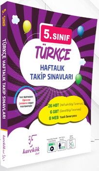 Karekök Yayınları 5. Sınıf Türkçe Haftalık Takip Sınavları