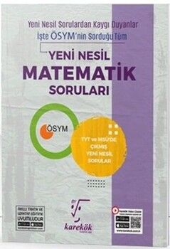 Karekök Yayınları Yeni Nesil Matematik Soruları Soru Bankası