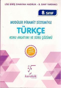 Karekök Yayınları  8. Sınıf Türkçe Konu Anlatımı ve Soru Çözümü