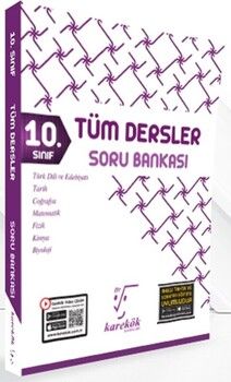 Karekök Yayınları 10. Sınıf Tüm Dersler Soru  Bankası