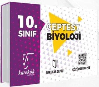 Karekök Yayınları 10. Sınıf Biyoloji Cep Test