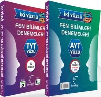 Karekök Yayınları TYT AYT Fen Bilimleri İki Yüzlü Deneme