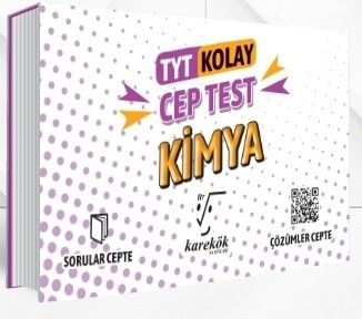 Karekök Yayınları TYT Kimya Kolay Cep Test
