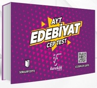 Karekök Yayınları AYT Edebiyat Cep Test