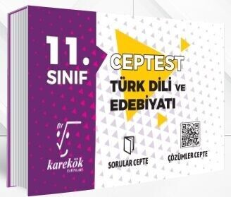 Karekök Yayınları 11. Sınıf Türk Dili ve Edebiyatı Cep Test