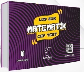Karekök Yayınları 8. Sınıf LGS Matematik Zor Cep Test