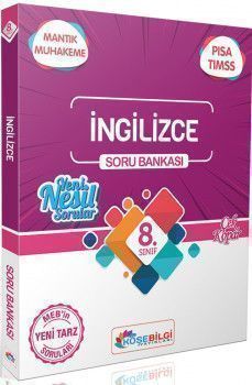 KöşeBilgi Yayınları 8. Sınıf İngilizce Özet Bilgili Soru Bankası