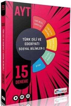 KöşeBilgi Yayınları AYT Türk Dili ve Edebiyatı Sosyal Bilimler 1 15 Deneme