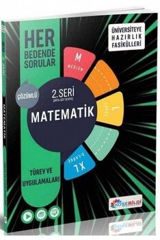 Köşebilgi Yayınları TYT AYT Matematik Türev ve Uygulamaları Her Bedende Sorular 2. Seri