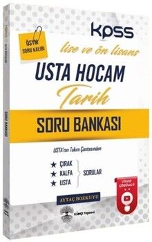 Künçe Yayınları KPSS Lise Ön Lisans Tarih Usta Hocam Soru Bankası