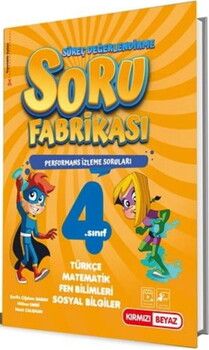 Kırmızı Beyaz Yayınları 4. Sınıf Süreç Değerlendirme Tüm Dersler Soru Fabrikası