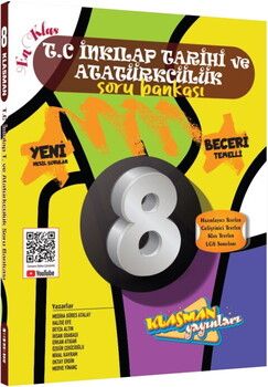 Klasman Yayınları 8. Sınıf T.C. İnkılap Tarihi ve Atatürkçülük Soru Bankası