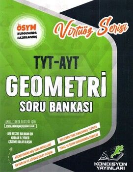 Kondisyon Yayınları TYT AYT Geometri Virtüöz Serisi Soru Bankası