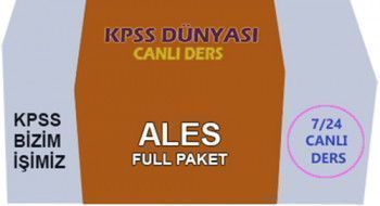 KPSS Dünyası ALES Full Paket Canlı Ders Videoları