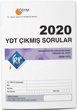 KR Akademi 2020 YDT Tıpkı Basım Çıkmış Sorular