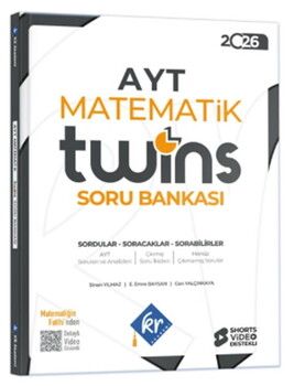 KR Akademi 2026 AYT Twins Matematik Soru Bankası