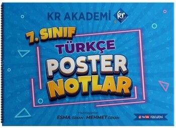KR Akademi 7. Sınıf Türkçe Poster Notlar