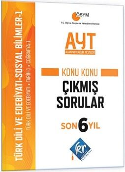 KR Akademi AYT Türk Dili ve Edebiyatı Sosyal Bilimler 1 Son 6 Yıl Konu Konu Çıkmış Sorular