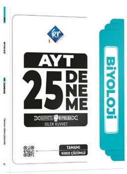 KR Akademi Dilek Hoca Kuvvetli Biyoloji AYT Biyoloji Video Çözümlü 25 Deneme