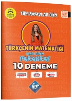  KR Akademi Gamze Hoca Türkçenin Matematiği Tüm Sınavlar İçin Paragraf 10 Deneme