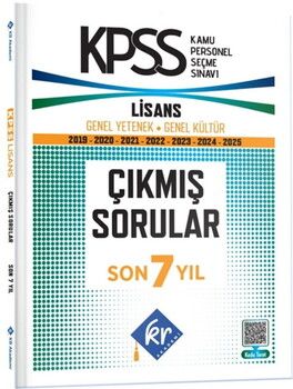 KR Akademi KPSS Genel Yetenek Genel Kültür Çıkmış Sorular Son 7 Yıl Kitapçıkları