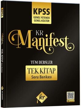 KR Akademi KPSS Genel Yetenek Genel Kültür Manifest Tüm Dersler Tek Kitap Soru Bankası
