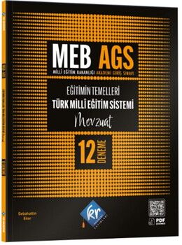 KR Akademi MEB AGS Eğitimin Temelleri ve Türk Milli Eğitim Sistemi Mevzuat 12 Deneme
