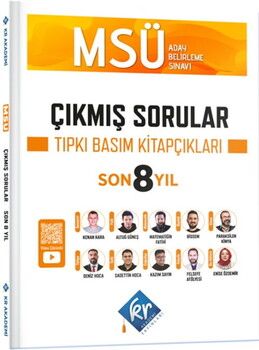 KR Akademi MSÜ Çıkmış Sorular Son 8 Yıl Tıpkı Basım Fasikülleri
