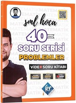 KR Akademi TYT SML Hoca Problemler 40 Soru Serisi Video Soru Kitabı